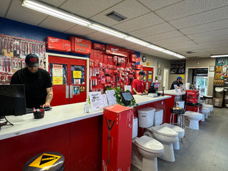 Plumbing Parts Counter Team taking orders in Fort Worth