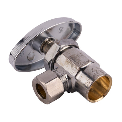 3/8 Comp X 1/2 Swt Angle Stop Chrome