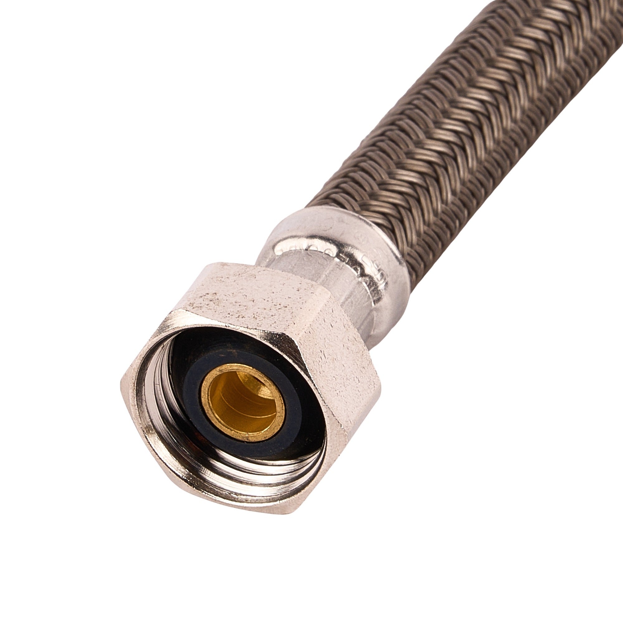 1/2 Fip X 1/2 Fip X 16" Braided Faucet Connector
