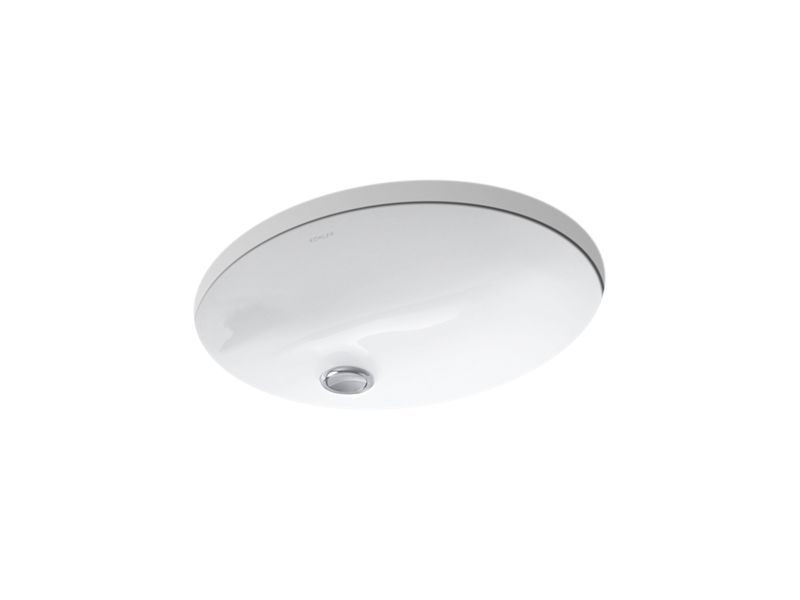 Kohler Caxton 17" Undermount Bathroom Sink with Overflow - APEX Supply Co.