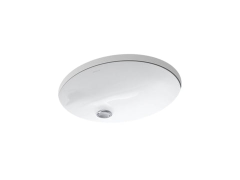 Kohler Caxton 17" Undermount Bathroom Sink with Overflow - APEX Supply Co.