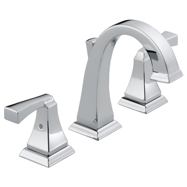 Delta Dryden Widespread Bathroom Faucet with Pop - Up Drain Assembly - APEX Supply Co.