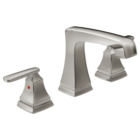 Delta Ashlyn 1.2 GPM Widespread Bathroom Faucet with Pop - Up Drain Assembly - APEX Supply Co.