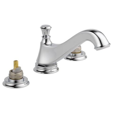 Delta Cassidy Widespread Bathroom Faucet with Pop - Up Drain Assembly - Handles Sold Separately - Limited Lifetime Warranty - APEX Supply Co.