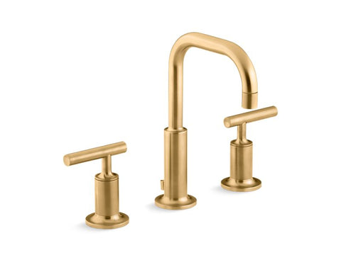 Kohler Purist 1.2 GPM Widespread Bathroom Faucet with Pop - Up Drain Assembly - APEX Supply Co.