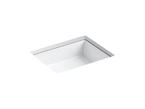 Kohler Verticyl 19 - 13/16" Rectangular Undermount Bathroom Sink with Vertical Sides and Overflow - APEX Supply Co.
