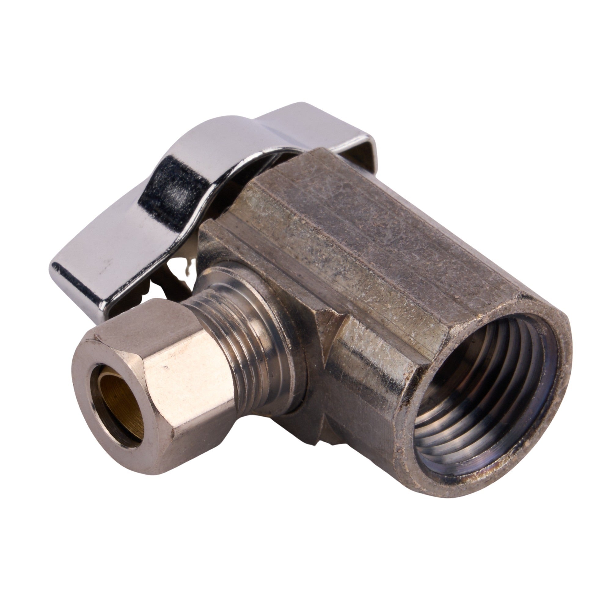 Brasscraft 1/2"Fip X 3/8 Od Cp Comp Angle Stop