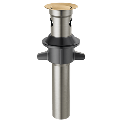 Rp101630Cz Delta Champagne Bronze Push Up Drain W/Overflow - APEX Supply Co.