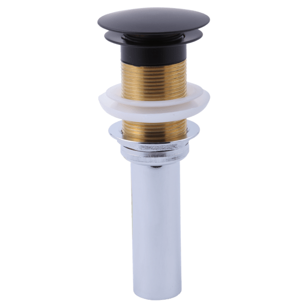Rp72413Bl Brizo Vessel Push Pop Drain Assembly No Overflow Matte Black - APEX Supply Co.