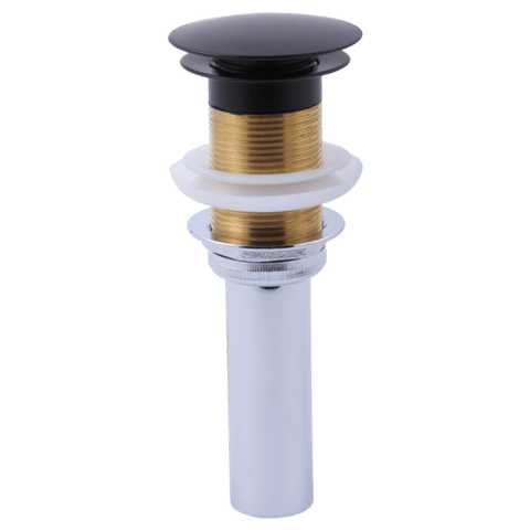 Rp72413Bl Brizo Vessel Push Pop Drain Assembly No Overflow Matte Black - APEX Supply Co.