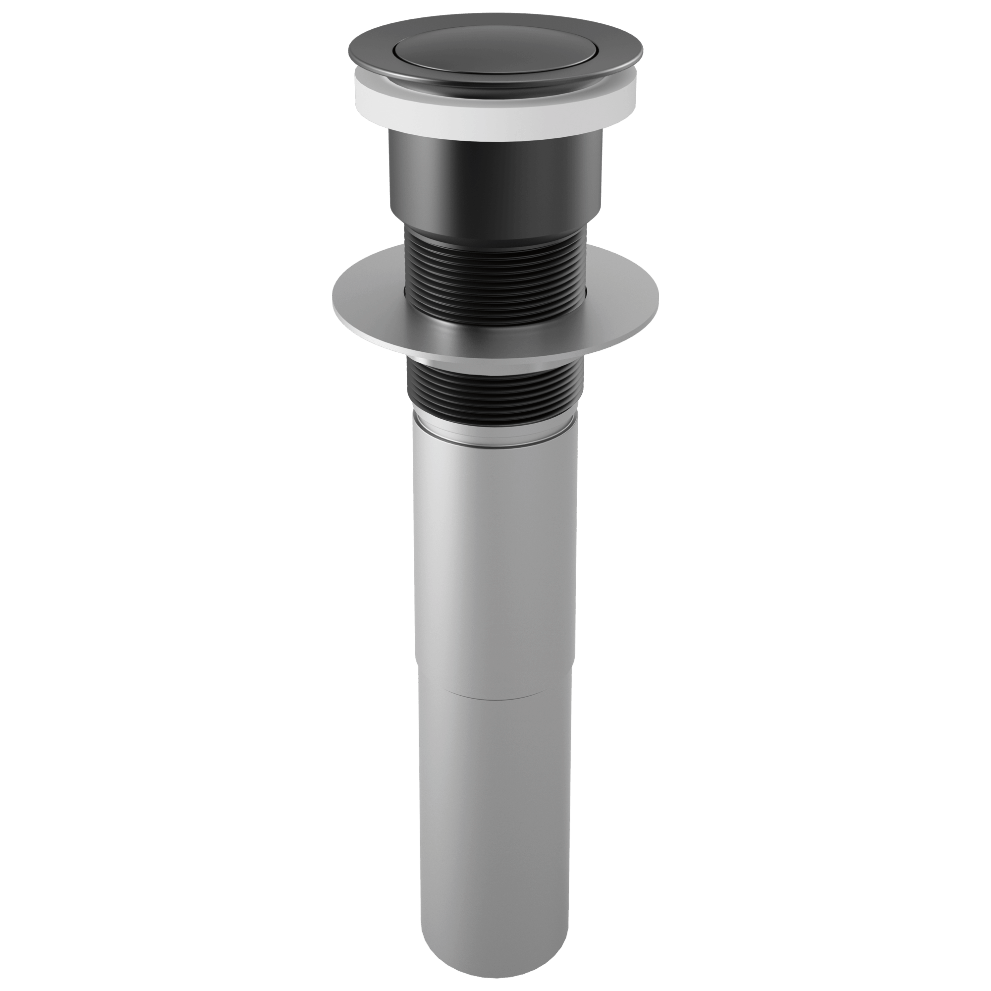 Rp81627Bl Brizo Push Button Pop Up Drain Less Overflow Matte Black - APEX Supply Co.