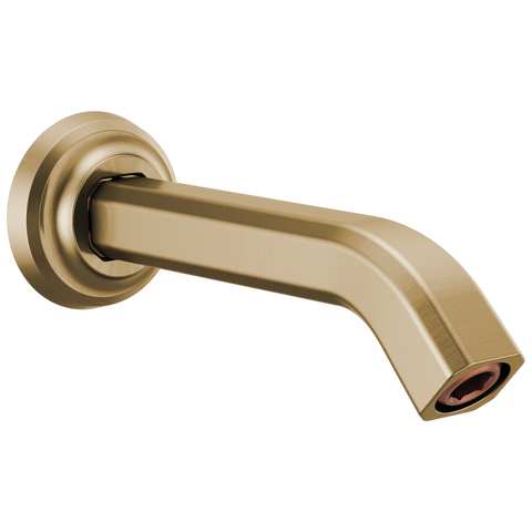 Brizo Levoir Shower Arm & Square Flange Luxe Gold – RP92044GL