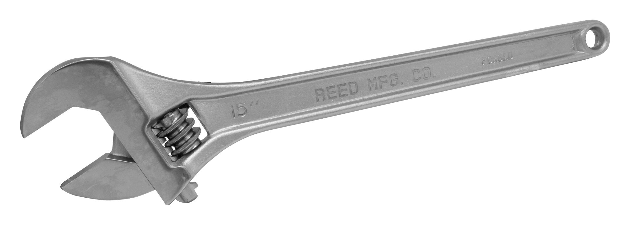 CW15 Chrome Finish Adjustable Wrench, 15-Inch - APEX Supply Co.
