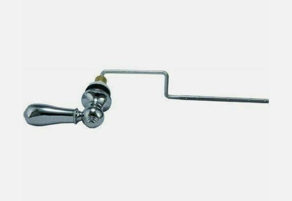 Universal Fit Toilet Handle Tank Flush Lever Decorative Faucet Style for Front Side or Angle Mount Polished Chrome - APEX Supply Co.