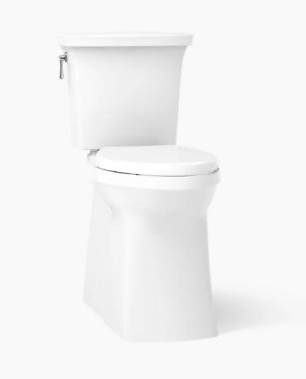 Kohler Corbelle Tall 1.28 GPF Two Piece Elongated Toilet With Left Hand Trip Lever and Skirted Trapway - APEX Supply Co.