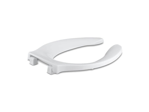 Kohler Stronghold Seat With Check Hinge Open Front Commercial, Integrated Handle - APEX Supply Co.