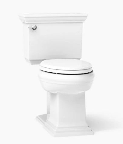 Kohler Memoirs 1.28 GPF Two-Piece Elongated Comfort Height Toilet with AquaPiston Technology - Seat Not Included