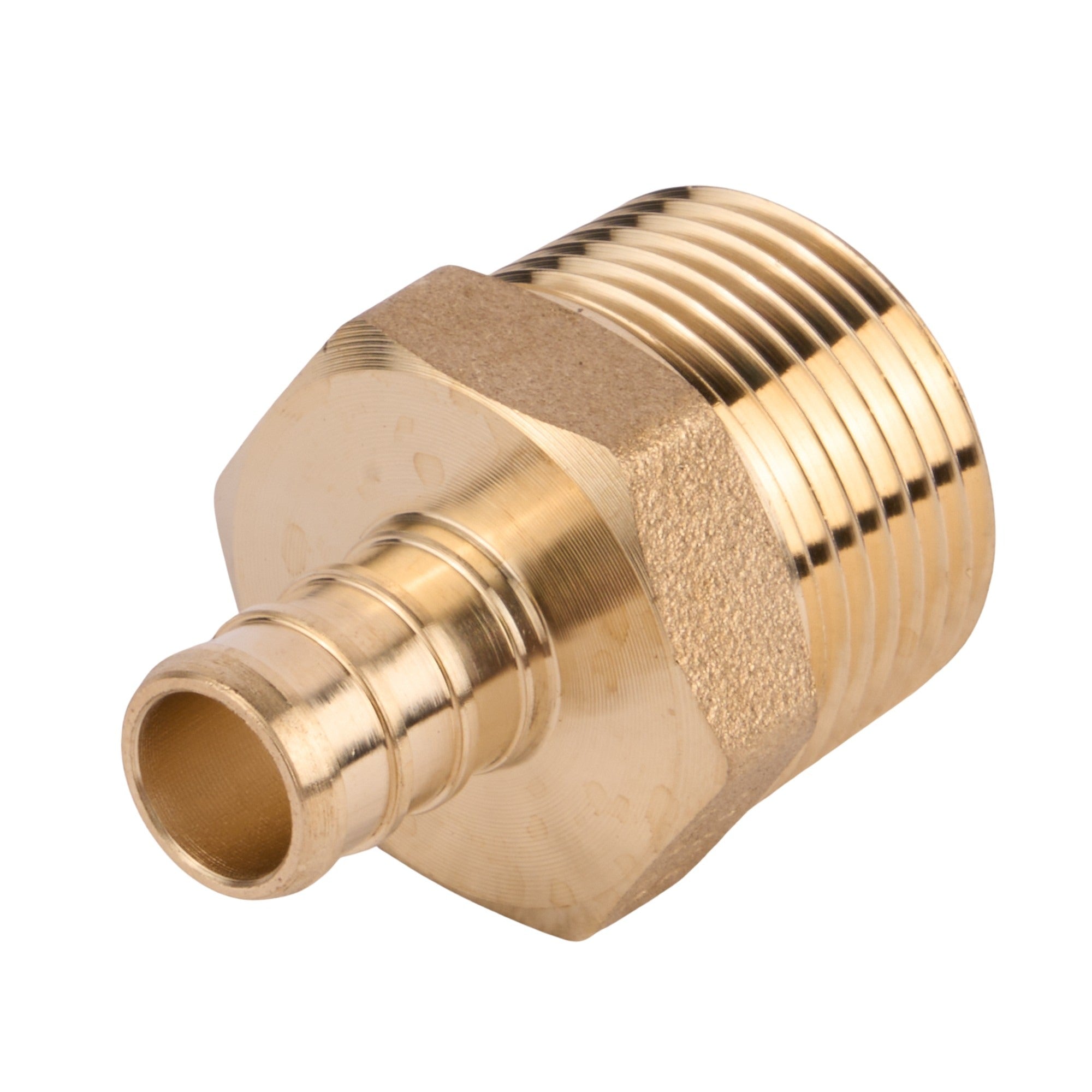 SharkBite PEX Crimp Brass Male Adapter Crimp x MNPT (Lead Free) 1/2" x 3/4"