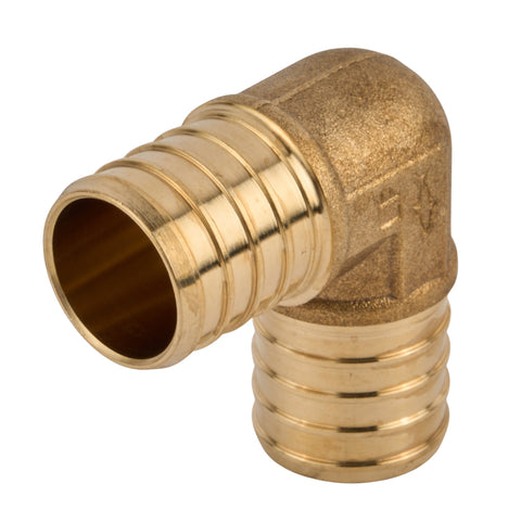 SharkBite PEX Crimp Brass 90° Elbow (Lead Free) 1"