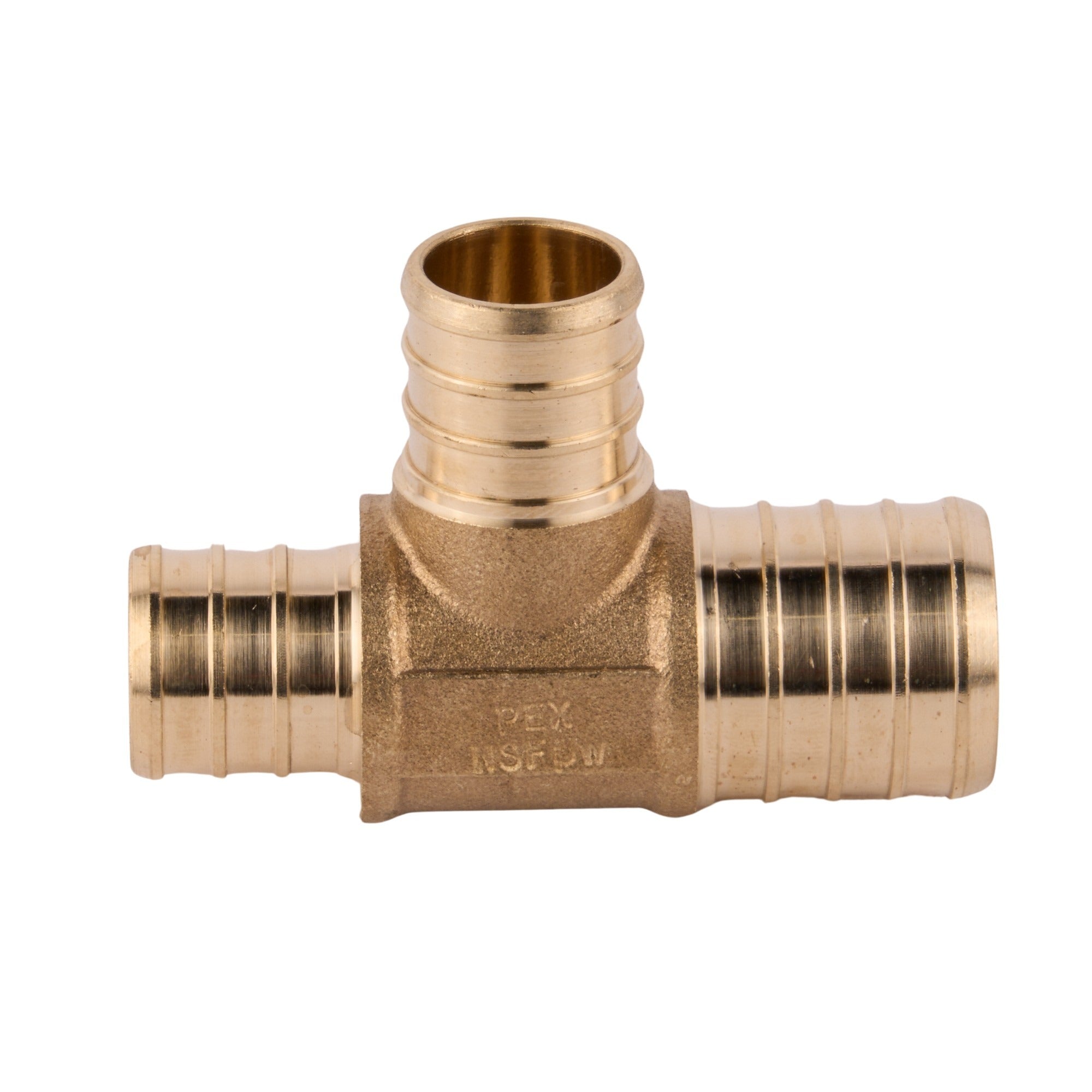 SharkBite PEX Crimp Brass Reducing Tee (Lead Free) 1" x 3/4" x 3/4"