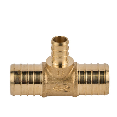 SharkBite PEX Crimp Brass Reducing Tee (Lead Free) 1" x 1" x 1/2"