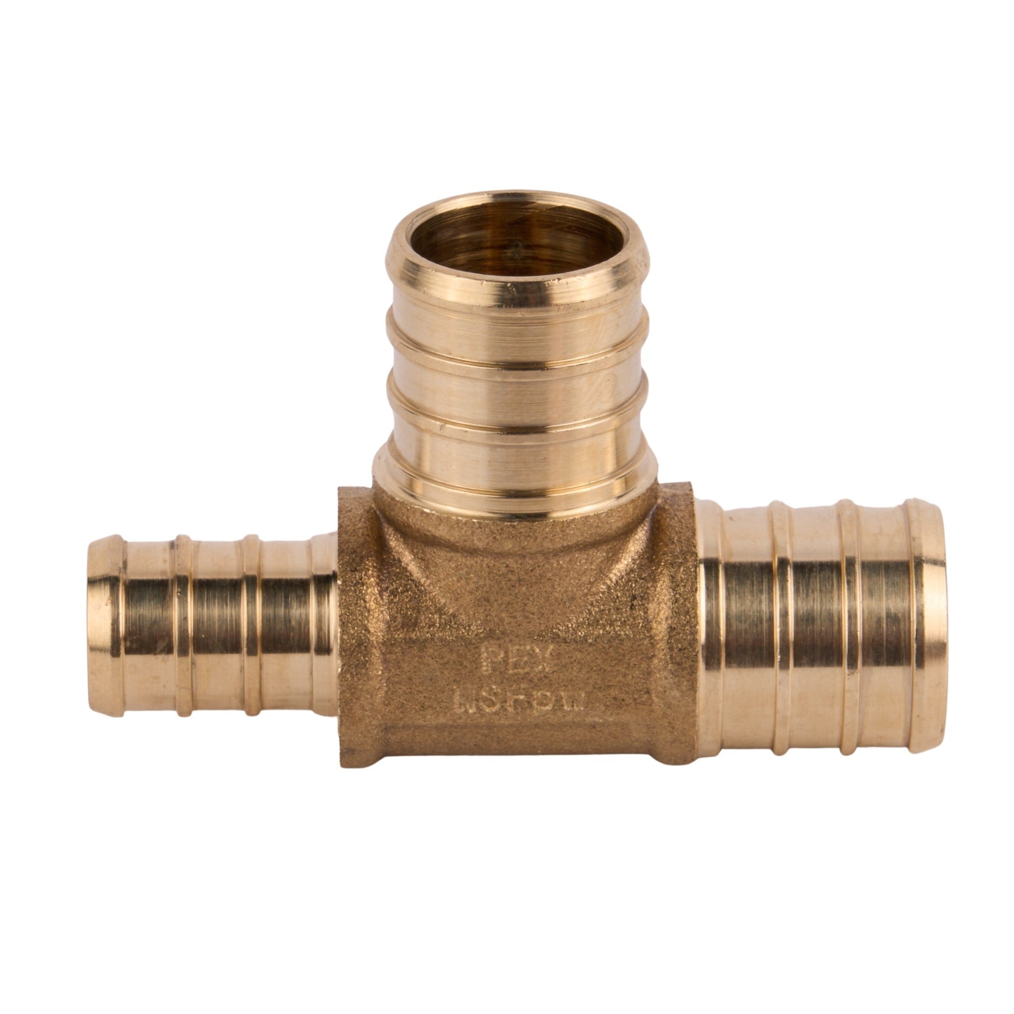 SharkBite PEX Crimp Brass Reducing Tee (Lead Free) 3/4" x 1/2" x 3/4"