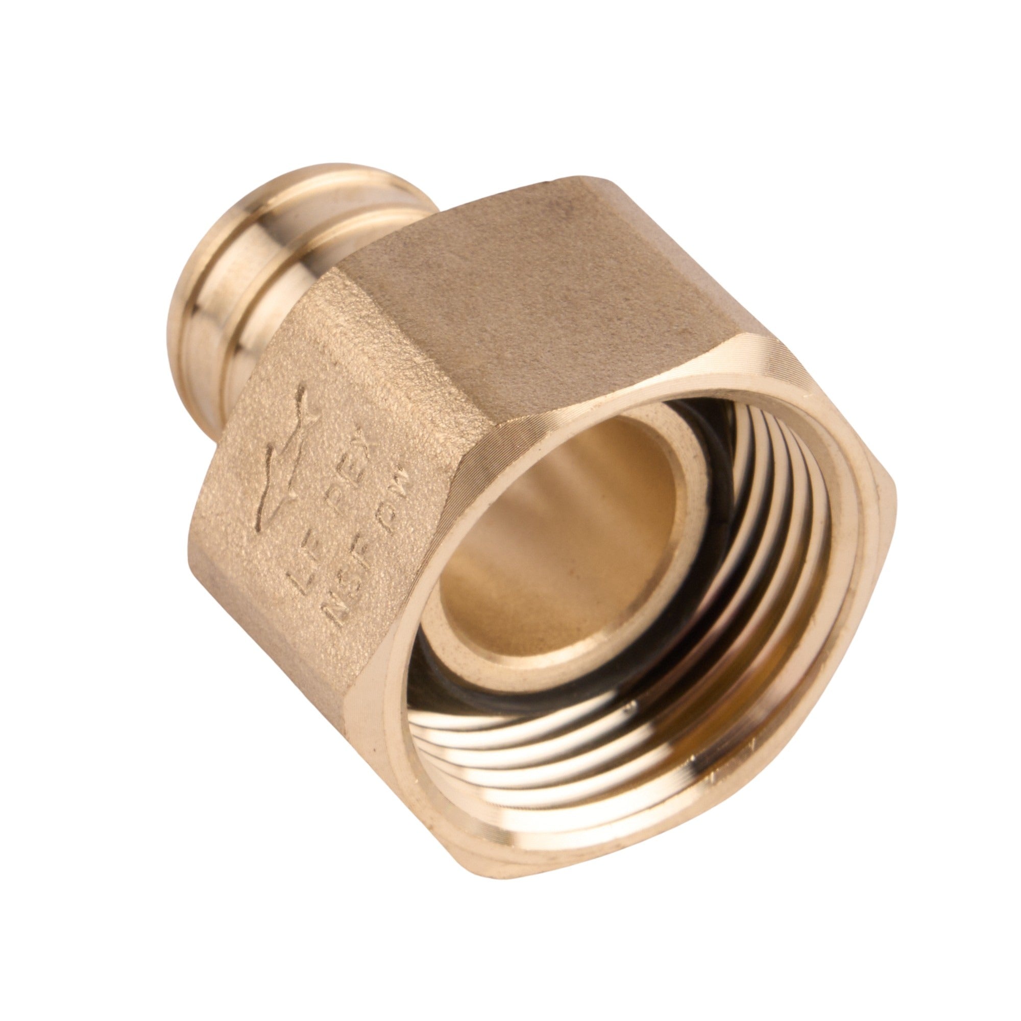 SharkBite PEX Crimp Brass Swivel Adapter Crimp x FNPT (Lead Free) - APEX Supply Co.
