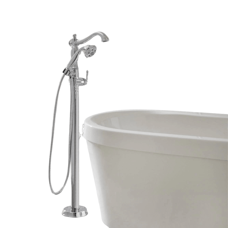 Delta Cassidy Roman Tub Filler Trim with Hand Shower (Less Handles) – T4797 - PNLHP (Clearance) - APEX Supply Co.