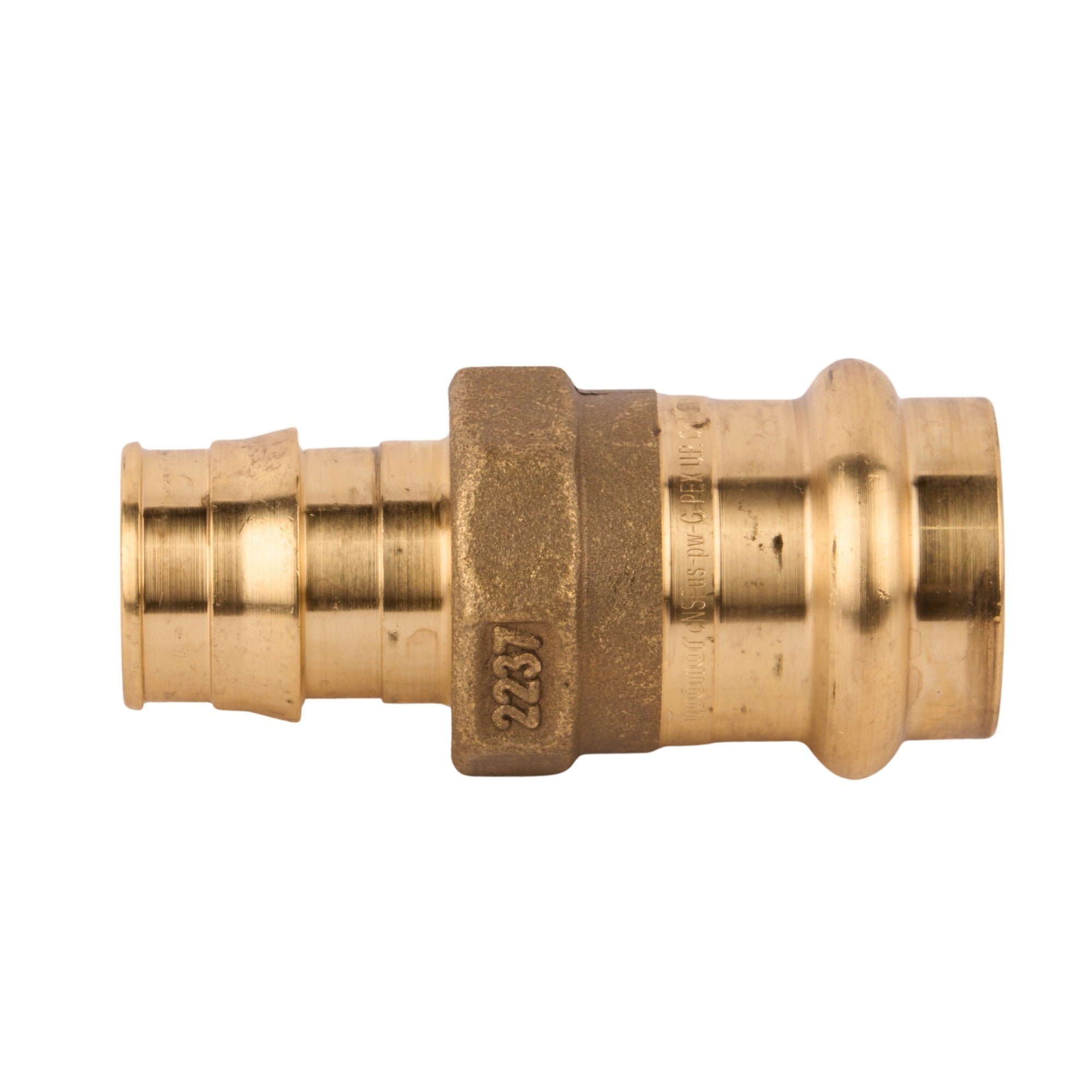Uponor ProPEX Brass Adapter Copper Press x PEX Expansion (Lead Free) - APEX Supply Co.