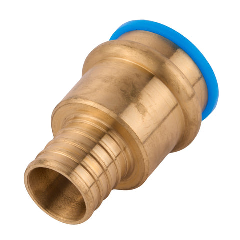 PEX Brass Crimp x Copper Adapter - APEX Supply Co.