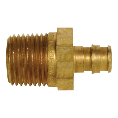 Uponor ProPEX Brass Male Threaded Adapter ProPEX x MNPT (Lead Free) 3/4" x 1"