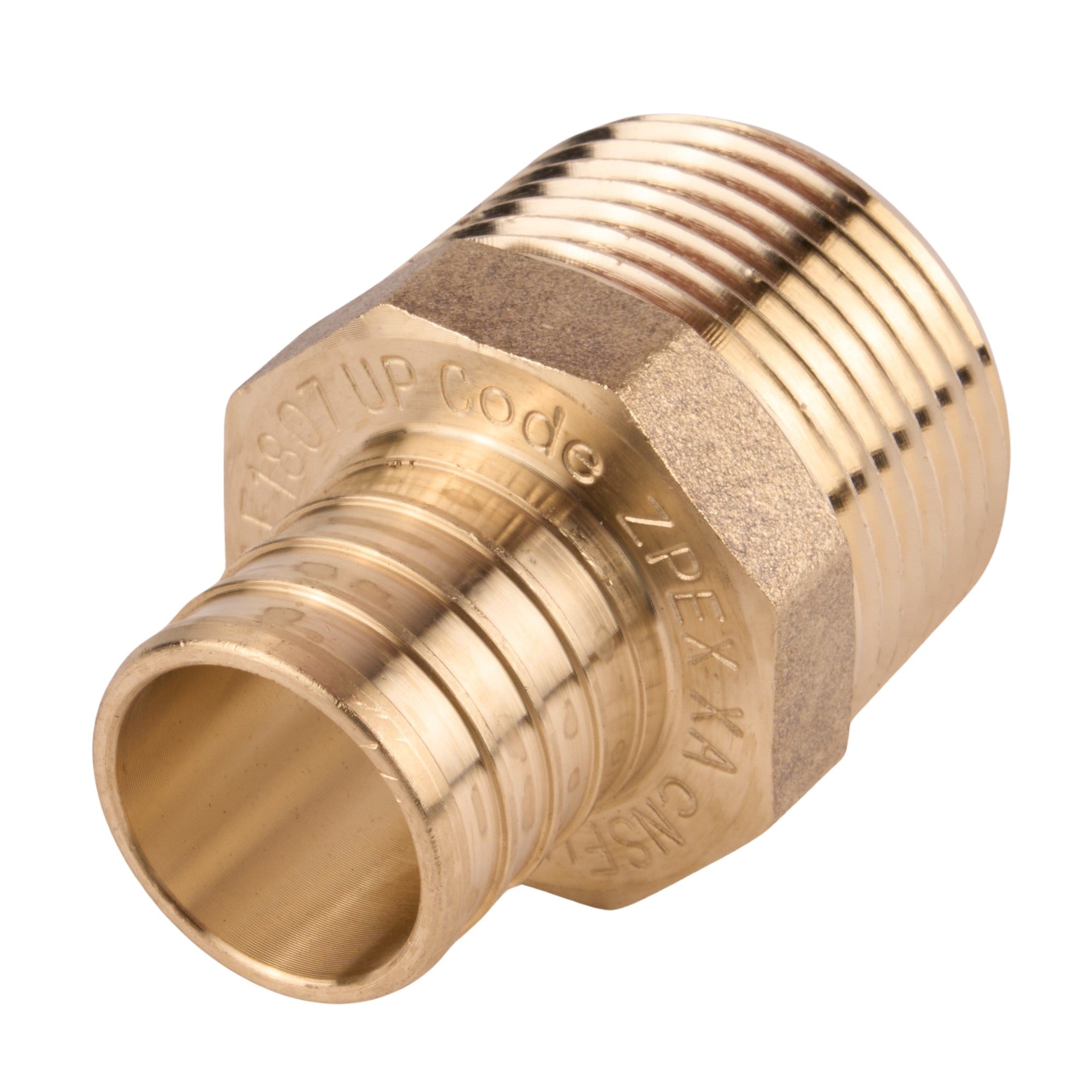 Zurn PEX Brass Male Threaded Adapter Crimp x MNPT (Lead Free) 1"
