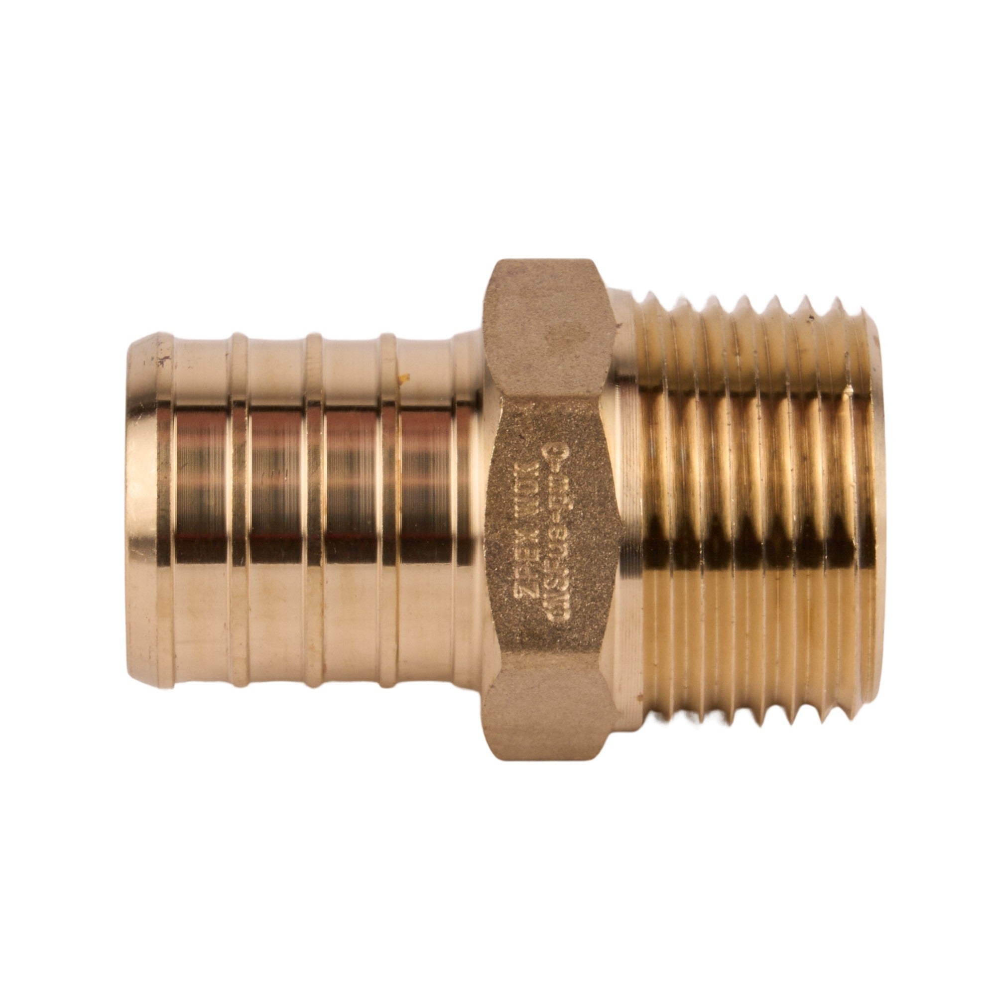 Zurn PEX Brass Male Threaded Adapter Crimp x MNPT (Lead Free) 1" x 3/4"
