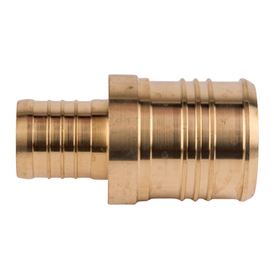 Zurn PEX Crimp Brass Reducing Coupling (Lead Free) 1-1/4" x 2"