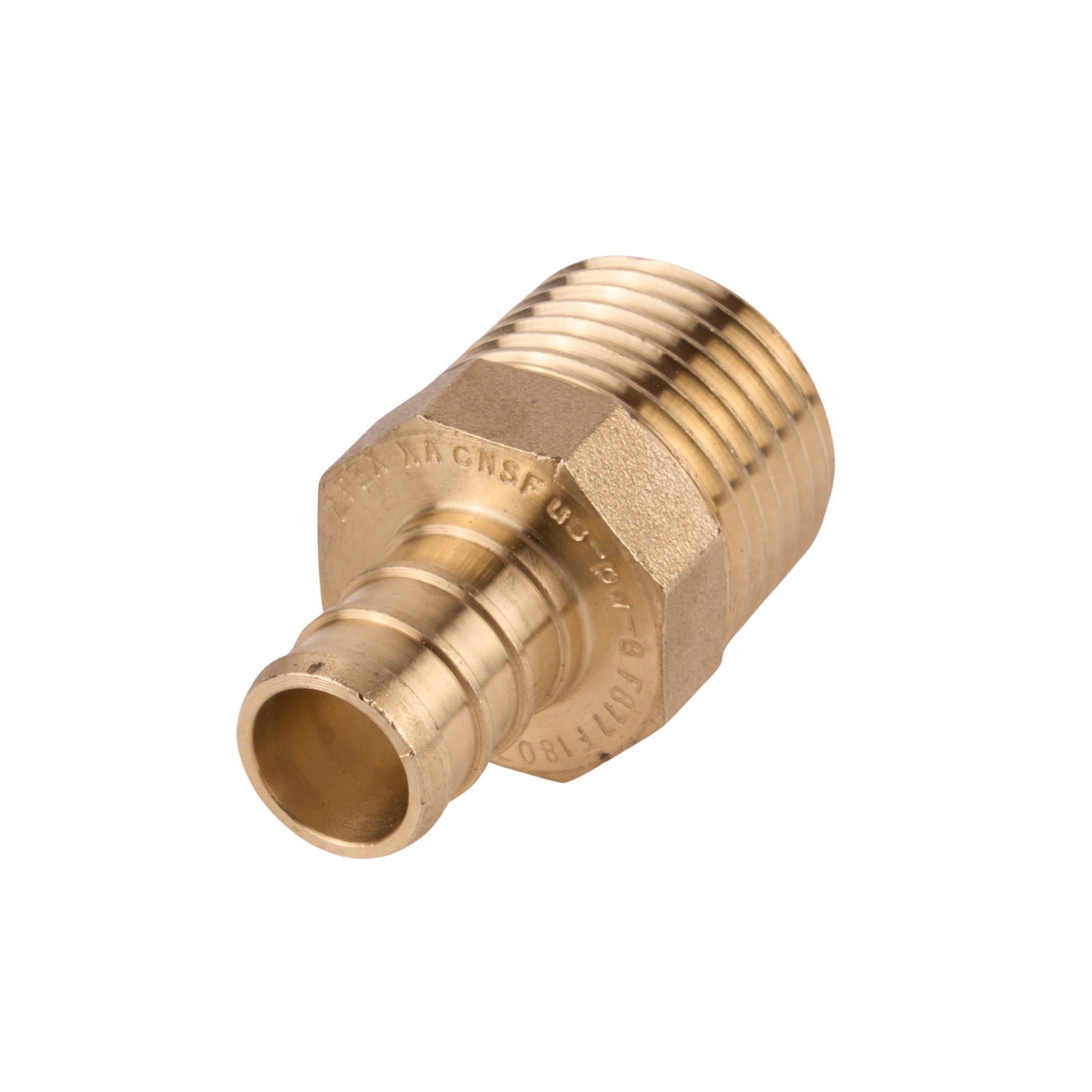 Zurn PEX Crimp Brass Male Adapter Crimp x MNPT (Lead Free) 1/2"