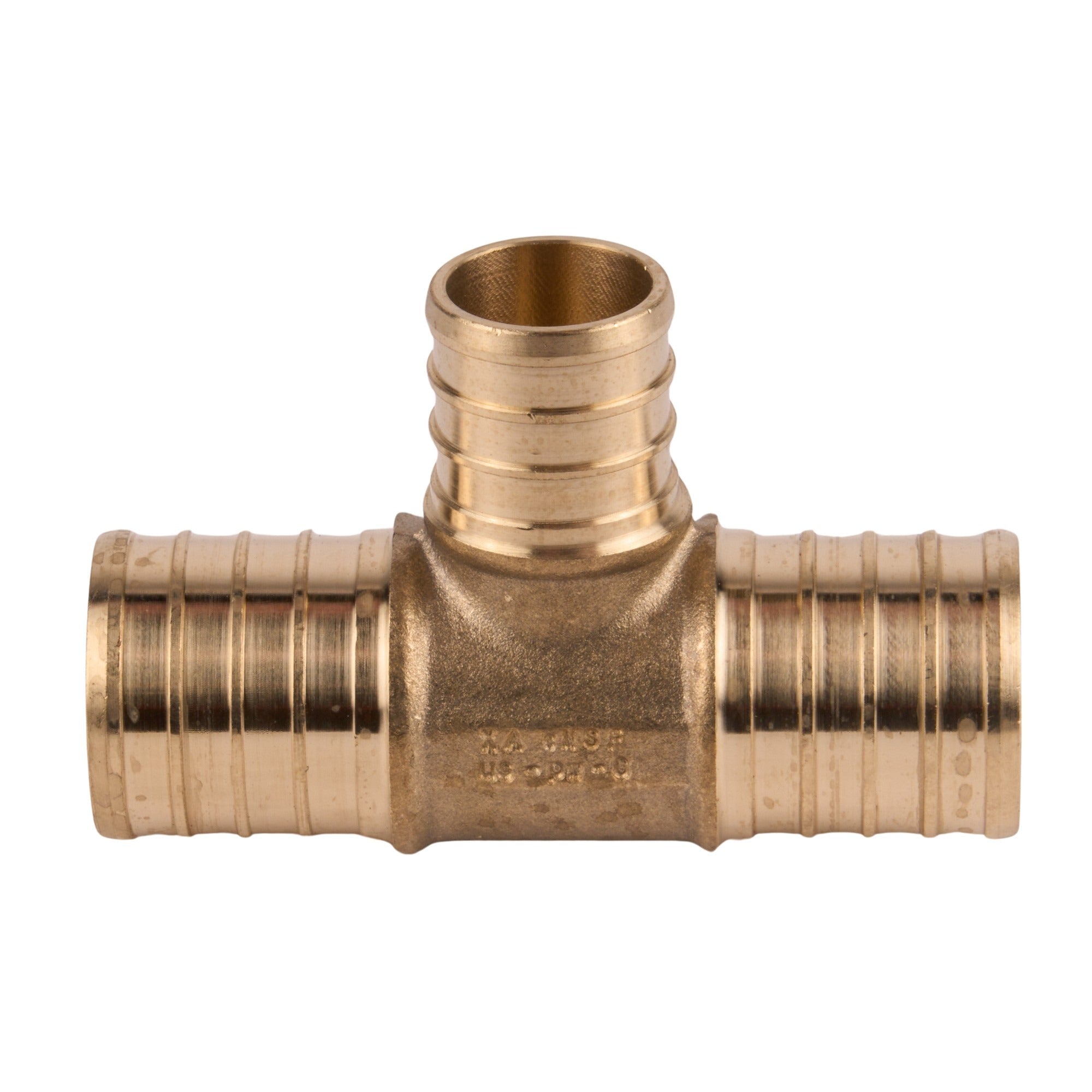 Zurn PEX Crimp Brass Tee (Lead Free) 1" x 1" x 3/4"