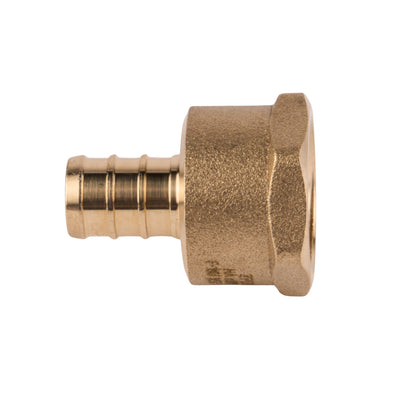 Zurn PEX Crimp Brass Female Threaded Adapter Crimp x FNPT (Lead Free) 1/2"