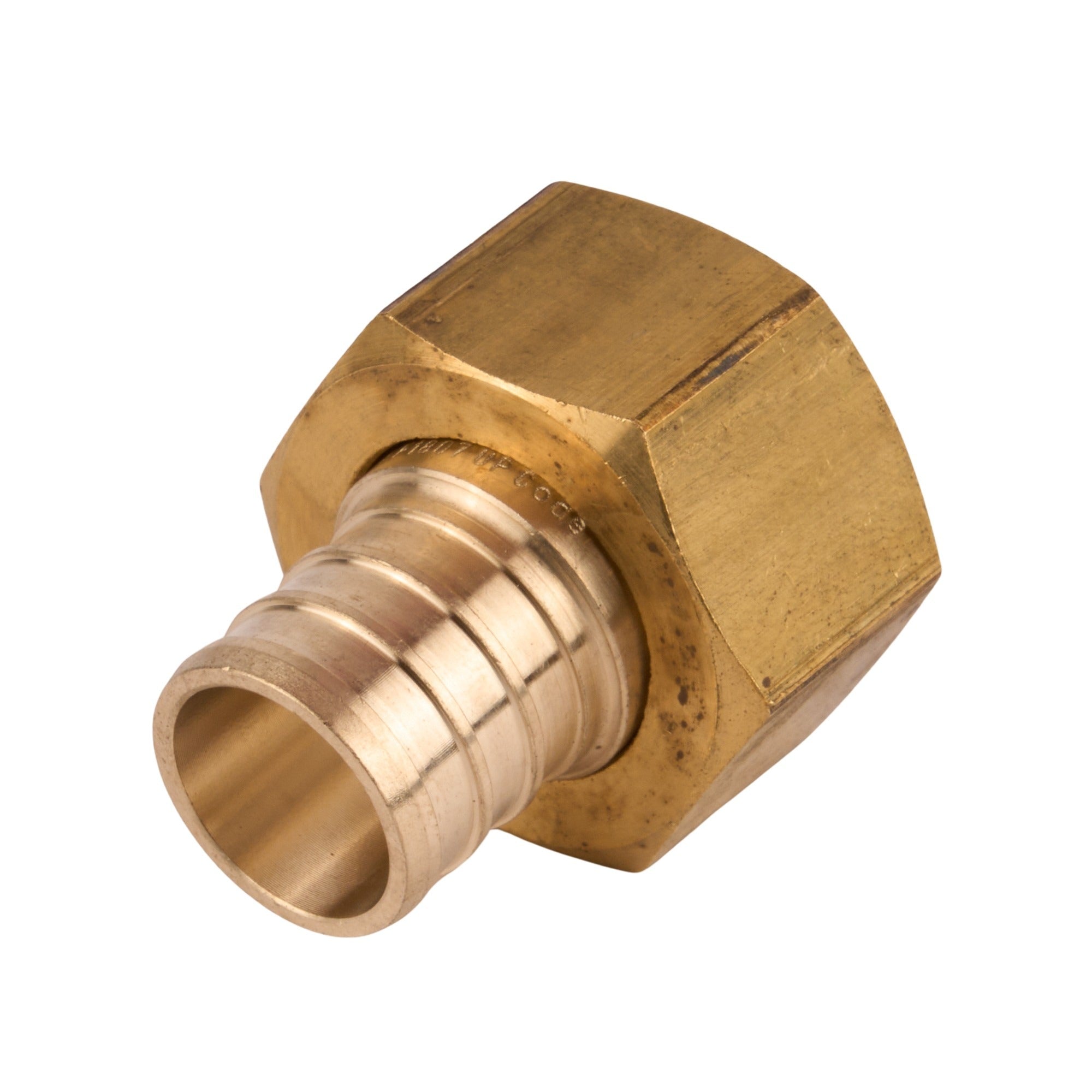 Zurn PEX Crimp Brass Swivel Adapter Barb x FNPT (Lead Free) 3/4"