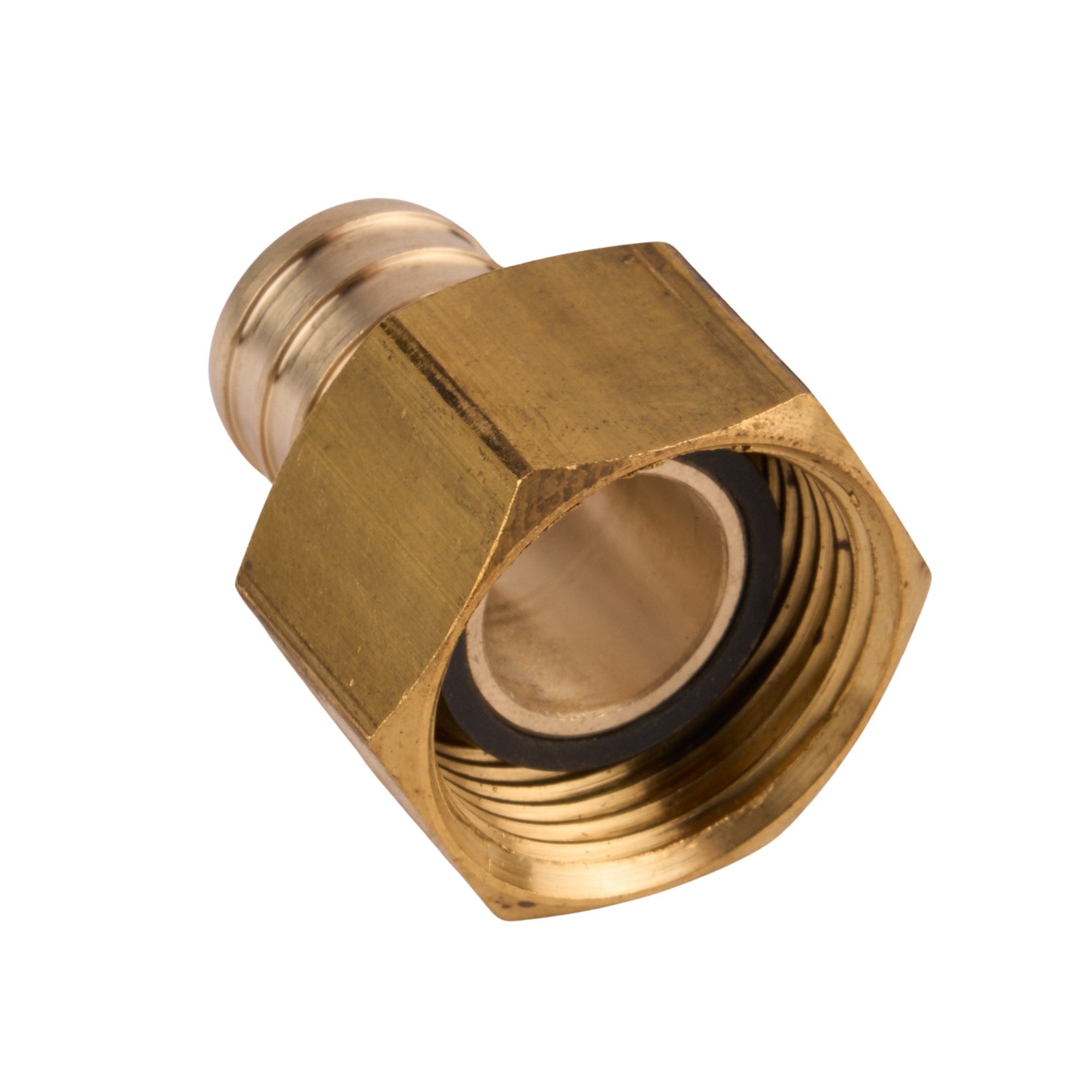 Zurn PEX Crimp Brass Swivel Adapter Barb x FNPT (Lead Free) - APEX Supply Co.