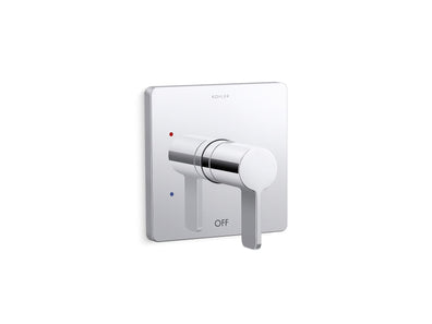 Kohler Parallel Pressure Balanced Valve Trim Only with Single Lever Handle - Less Rough In - APEX Supply Co.