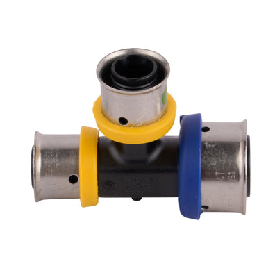 Viega Press Poly Tee (Lead Free) 3/4" x 1/2" x 1/2"