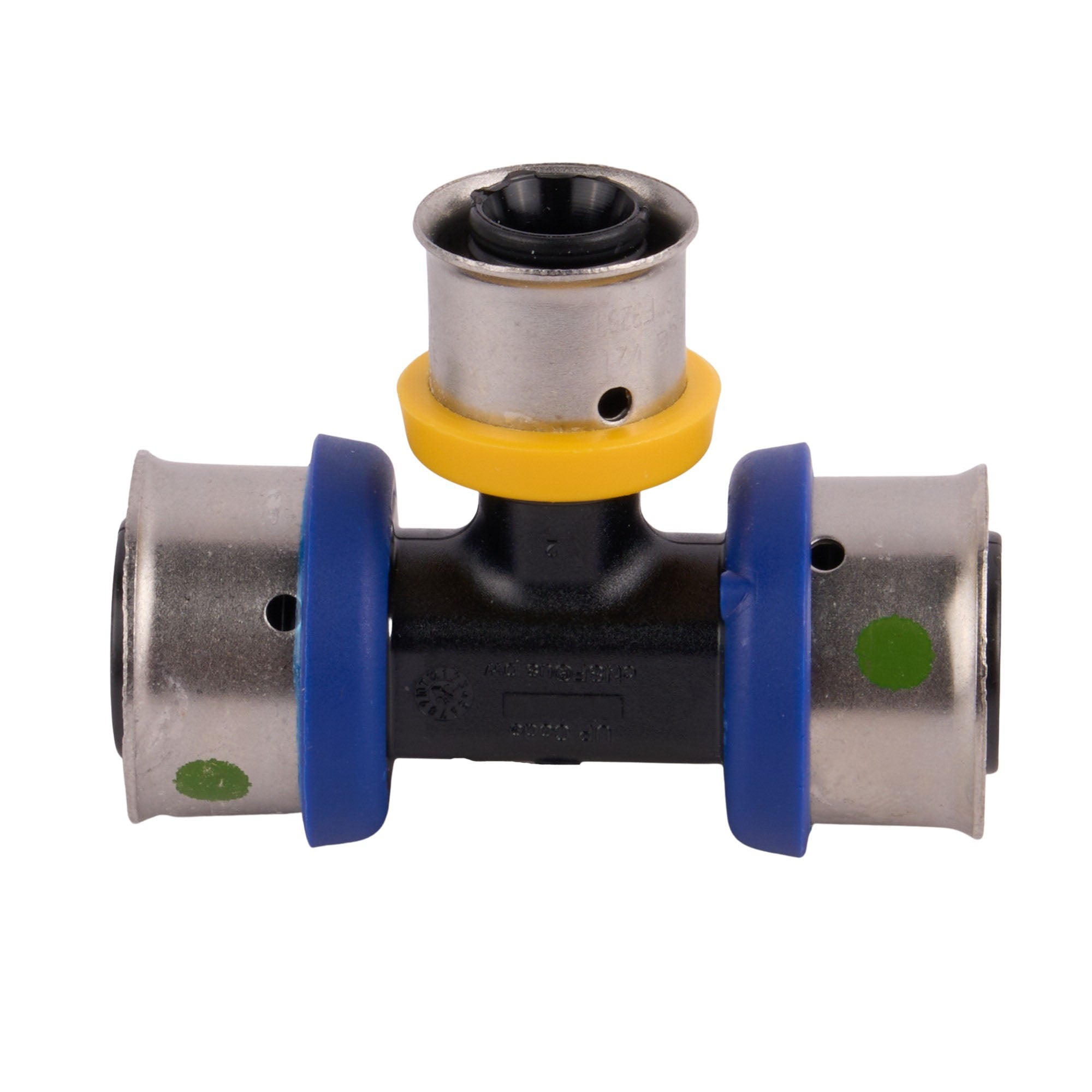 Viega Press Poly Tee (Lead Free) 3/4" x 3/4" x 1/2"