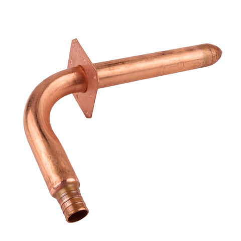Sioux Chief PowerPEX Crimp Copper Stub Out Elbow (4-1/2" x 8") (Lead Free) 3/4"