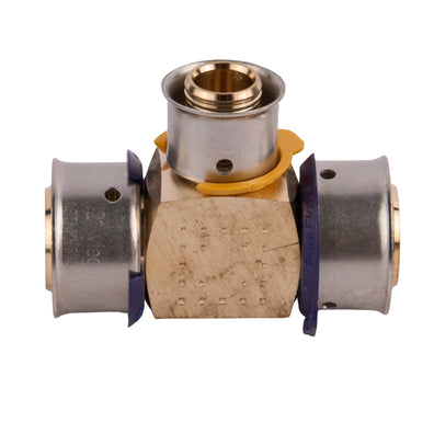Viega Press Bronze Reducing Tee (Lead Free) 3/4" x 3/4" x 1/2"