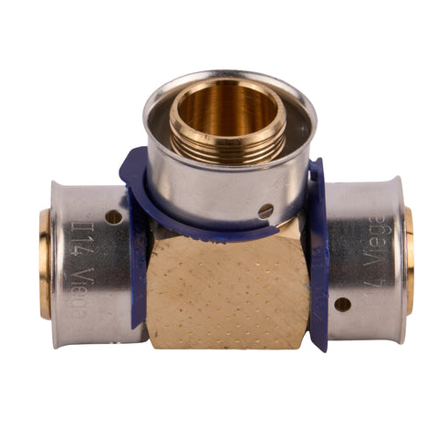 Viega Press Bronze Tee (Lead Free) 3/4"