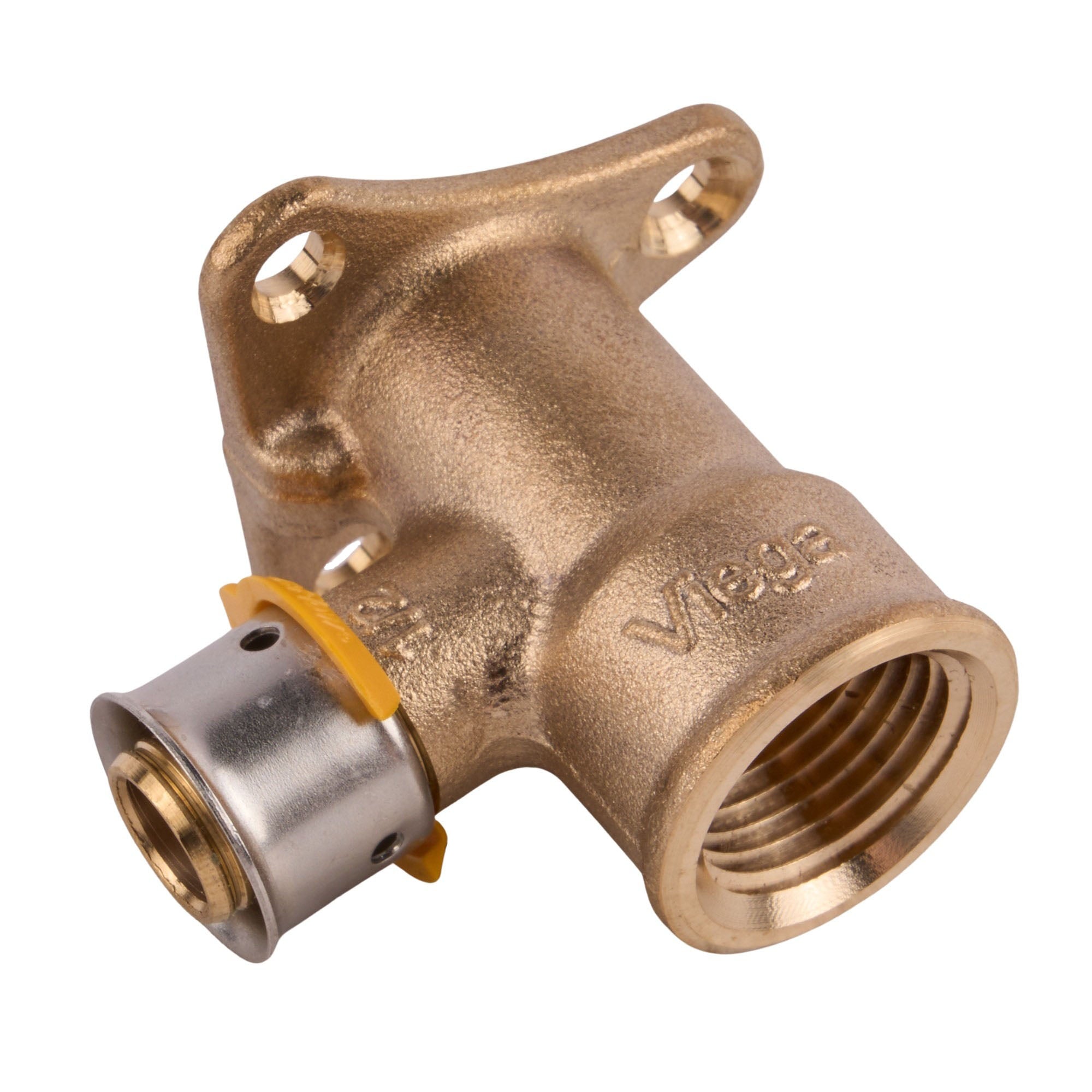 Viega Press Bronze Drop Ear 90° Elbow Press x FPT (Lead Free) - APEX Supply Co.
