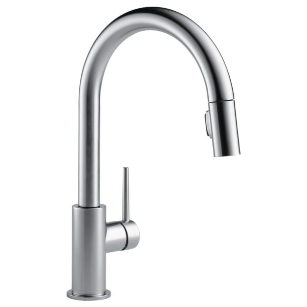 Delta Trinsic Pull - Down Kitchen Faucet with Magnetic Docking Spray Head - APEX Supply Co.