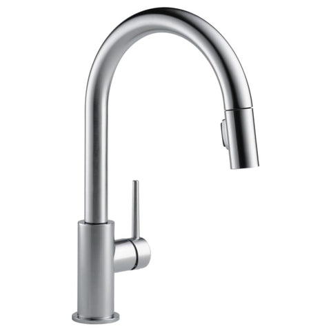 Delta Trinsic Pull - Down Kitchen Faucet with Magnetic Docking Spray Head - APEX Supply Co.