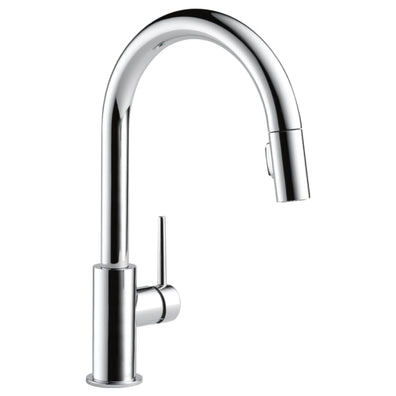 Delta Trinsic Pull - Down Kitchen Faucet with Magnetic Docking Spray Head - APEX Supply Co.