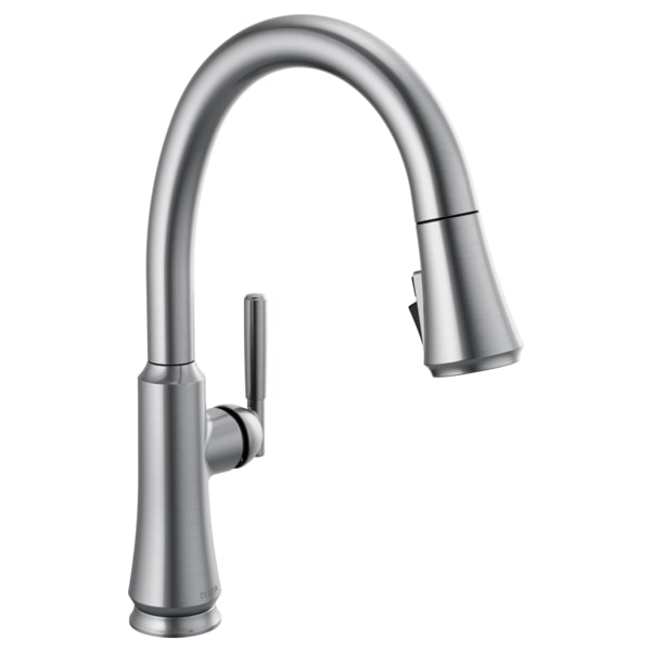 Delta Coranto 1.8 GPM Single Hole Pull Down Kitchen Faucet with Magnetic Docking Spray Head and ShieldSpray - APEX Supply Co.